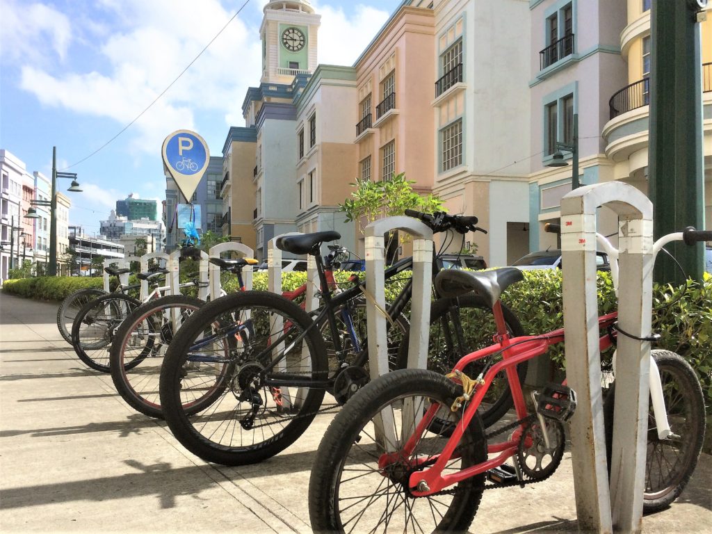 Bike racks at the Megaworld Iloilo